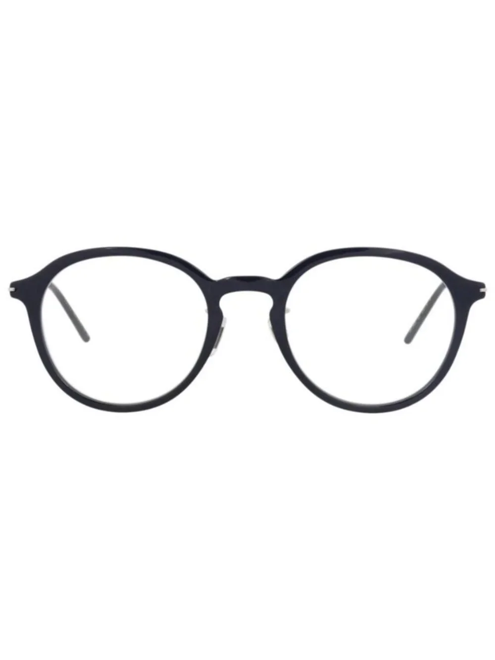 New Gucci Unisex Round/Oval Blue Silver Transparent Fashion Designer Eyeglasses